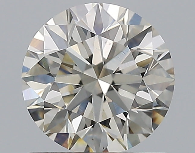 0.96 Carat Round Natural Diamond with  Cut Diamond in 14KT  view 1
