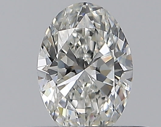0.35 Carat Oval Natural Diamond with  Cut Diamond in 14KT  view 1
