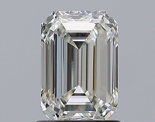 1.22 Carat Emerald Natural Diamond with  Cut Diamond in 14KT  view 1
