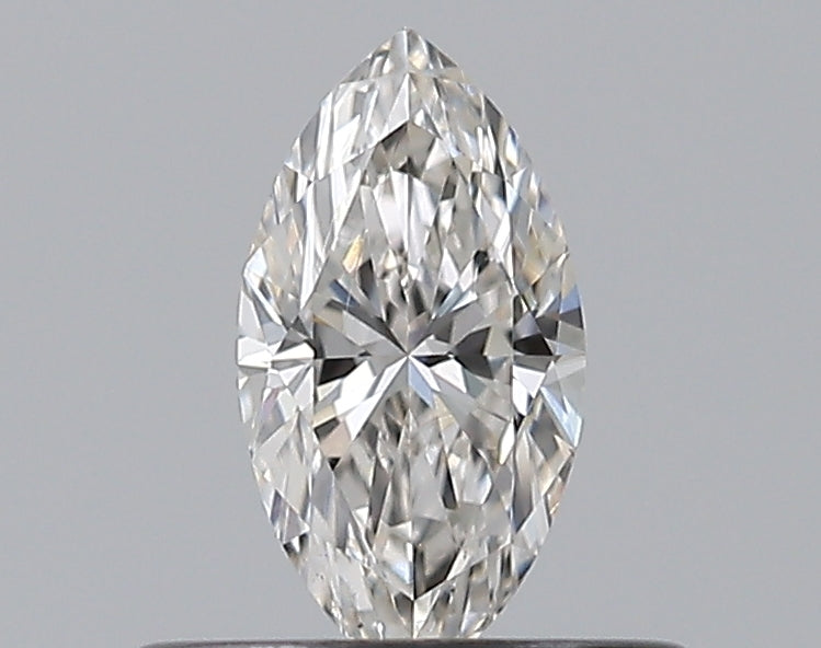 0.35 Carat Marquise Natural Diamond with  Cut Diamond in 14KT  view 1
