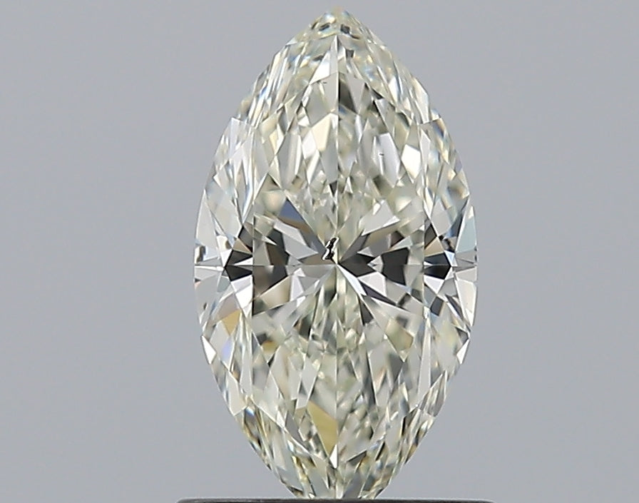 1.01 Carat Marquise Natural Diamond with  Cut Diamond in 14KT  view 1
