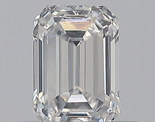 0.3 Carat Emerald Natural Diamond with  Cut Diamond in 14KT  view 1
