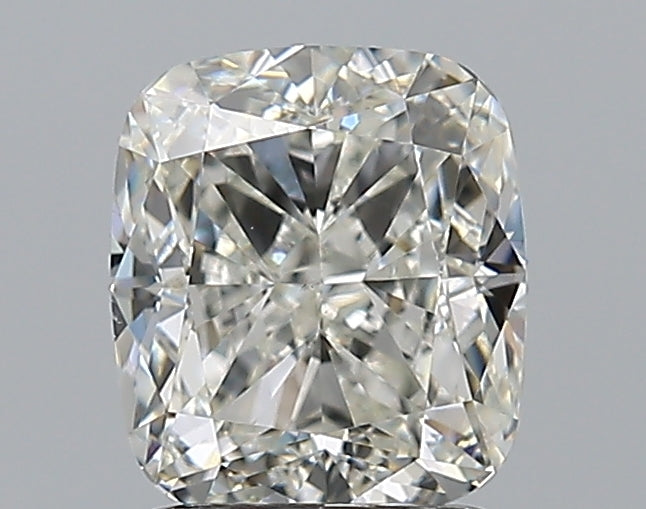 1.8 Carat Cushion Natural Diamond with  Cut Diamond in 14KT  view 1
