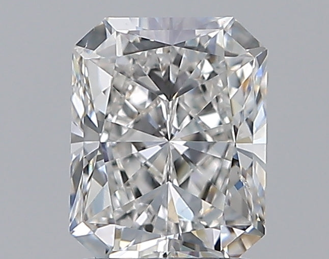 1.51 Carat Radiant Natural Diamond with  Cut Diamond in 14KT  view 1
