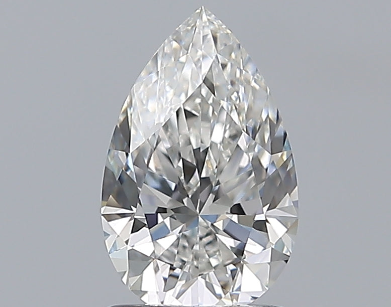 1.2 Carat Pear Natural Diamond with  Cut Diamond in 14KT  view 1
