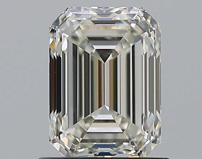1.0 Carat Emerald Natural Diamond with  Cut Diamond in 14KT  view 1
