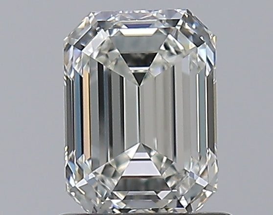 0.96 Carat Emerald Natural Diamond with  Cut Diamond in 14KT  view 1
