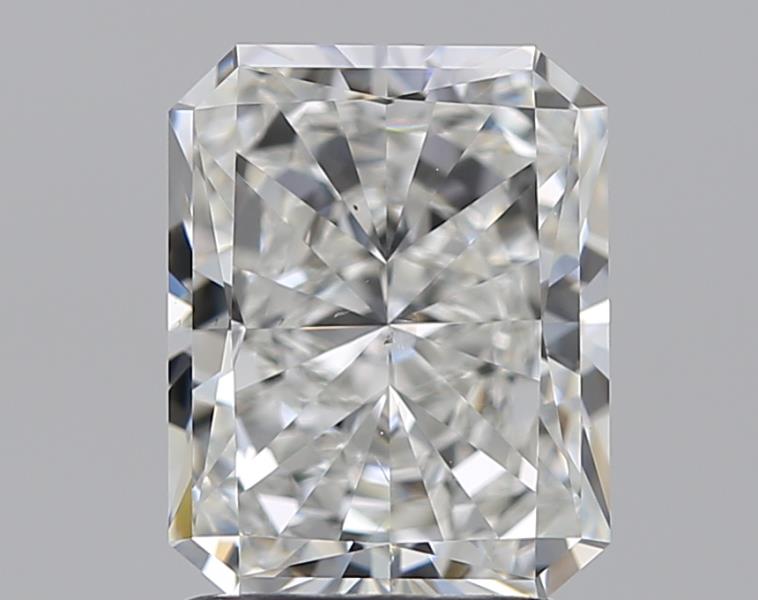 2.0 Carat Radiant Natural Diamond with  Cut Diamond in 14KT  view 1
