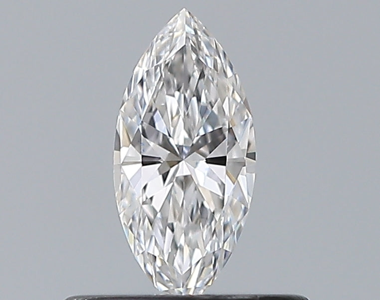 0.3 Carat Marquise Natural Diamond with  Cut Diamond in 14KT  view 1
