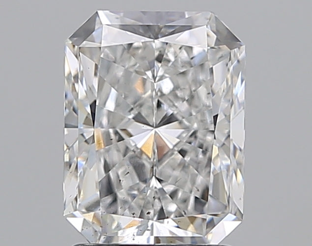 1.7 Carat Radiant Natural Diamond with  Cut Diamond in 14KT  view 1
