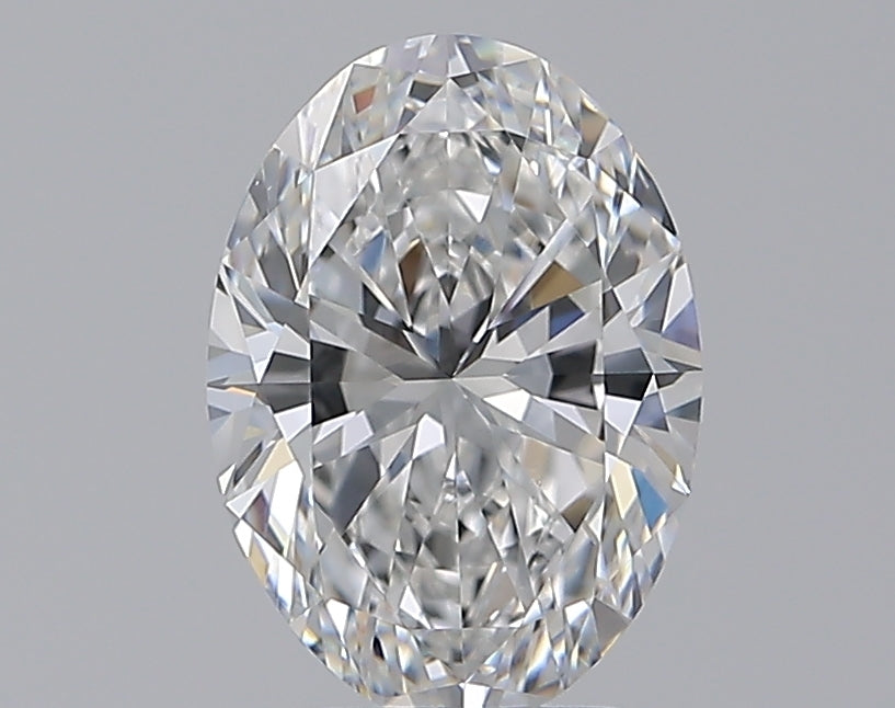 2.51 Carat Oval Natural Diamond with  Cut Diamond in 14KT  view 1
