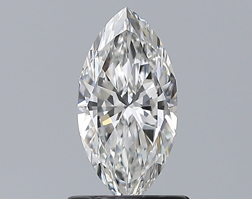 0.8 Carat Marquise Natural Diamond with  Cut Diamond in 14KT  view 1
