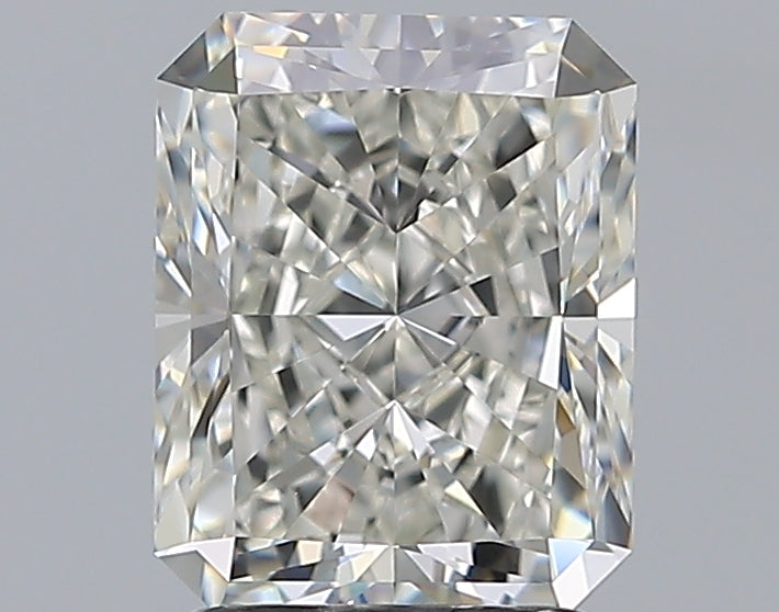 2.2 Carat Radiant Natural Diamond with  Cut Diamond in 14KT  view 1
