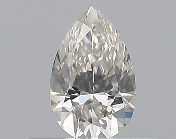 0.3 Carat Pear Natural Diamond with  Cut Diamond in 14KT  view 1
