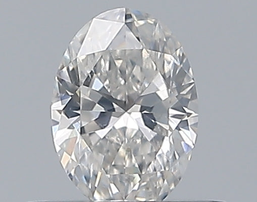 0.36 Carat Oval Natural Diamond with  Cut Diamond in 14KT  view 1
