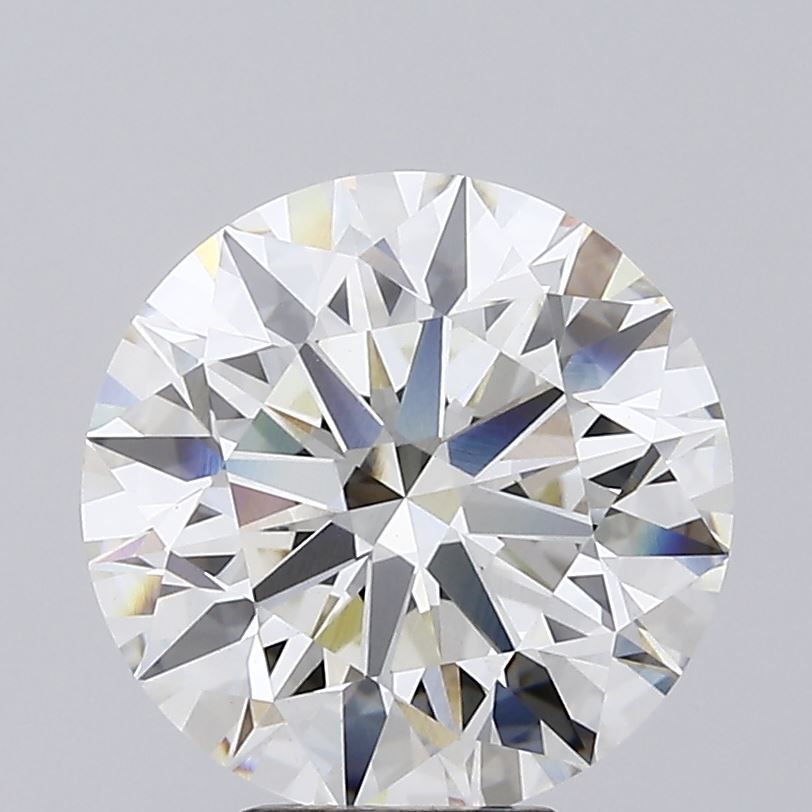 6.57 Carat Round Lab Diamond with  Cut Diamond in 14KT  view 1
