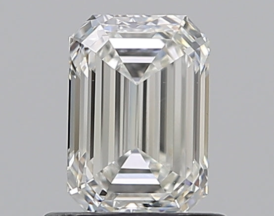 0.83 Carat Emerald Natural Diamond with  Cut Diamond in 14KT  view 1
