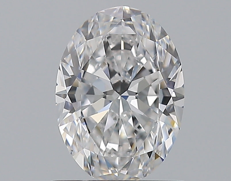 1.01 Carat Oval Natural Diamond with  Cut Diamond in 14KT  view 1

