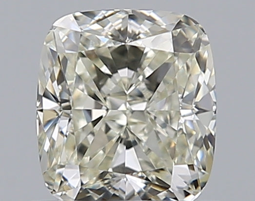 0.52 Carat Cushion Natural Diamond with  Cut Diamond in 14KT  view 1
