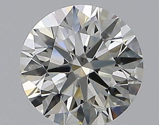 0.82 Carat Round Natural Diamond with  Cut Diamond in 14KT  view 1
