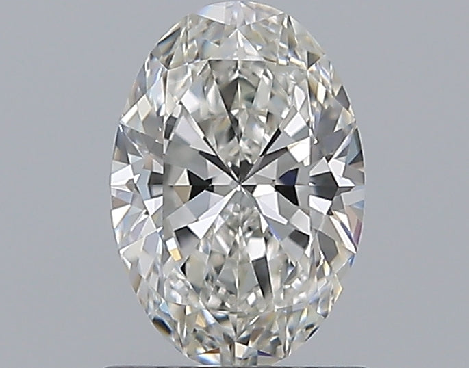 1.01 Carat Oval Natural Diamond with  Cut Diamond in 14KT  view 1
