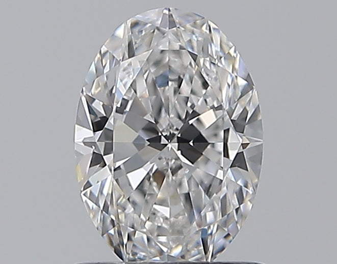 0.8 Carat Oval Natural Diamond with  Cut Diamond in 14KT  view 1
