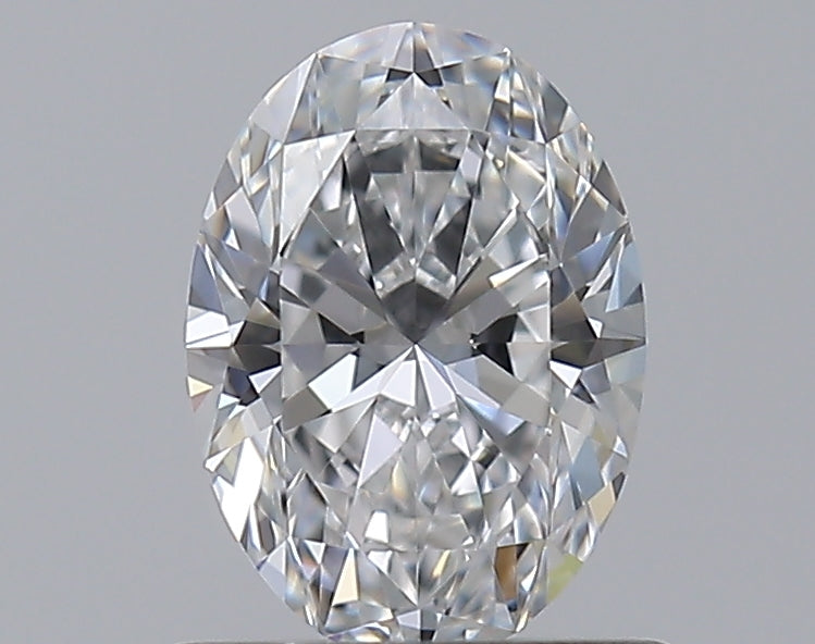 0.72 Carat Oval Natural Diamond with  Cut Diamond in 14KT  view 1
