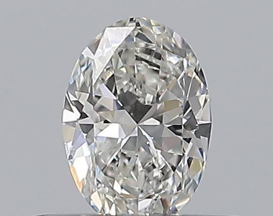 0.3 Carat Oval Natural Diamond with  Cut Diamond in 14KT  view 1
