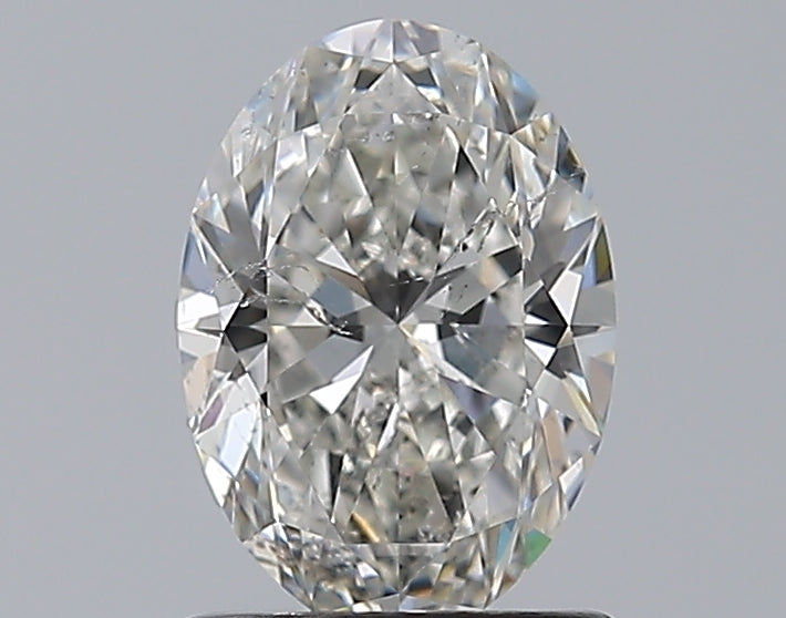 1.23 Carat Oval Natural Diamond with  Cut Diamond in 14KT  view 1
