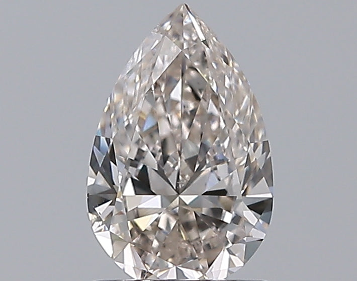 1.0 Carat Pear Natural Diamond with  Cut Diamond in 14KT  view 1
