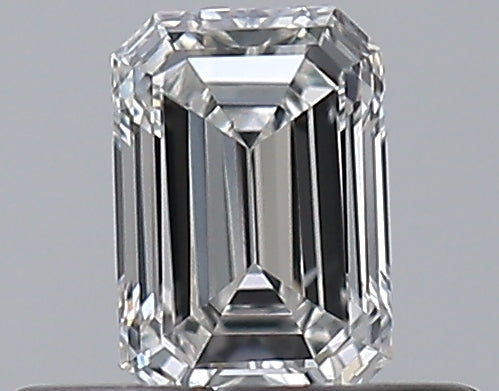0.31 Carat Emerald Natural Diamond with  Cut Diamond in 14KT  view 1
