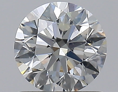 0.8 Carat Round Natural Diamond with  Cut Diamond in 14KT  view 1
