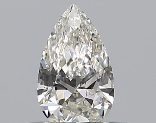 0.31 Carat Pear Natural Diamond with  Cut Diamond in 14KT  view 1
