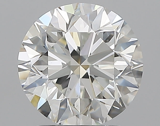 2.0 Carat Round Natural Diamond with  Cut Diamond in 14KT  view 1
