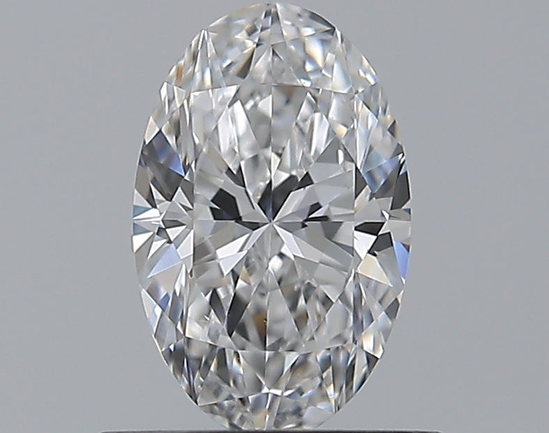 0.65 Carat Oval Natural Diamond with  Cut Diamond in 14KT  view 1
