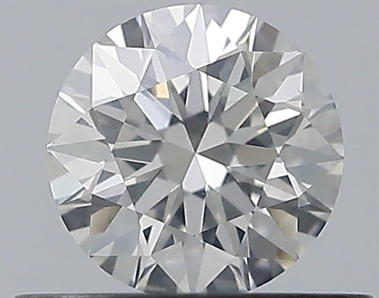 0.42 Carat Round Natural Diamond with  Cut Diamond in 14KT  view 1
