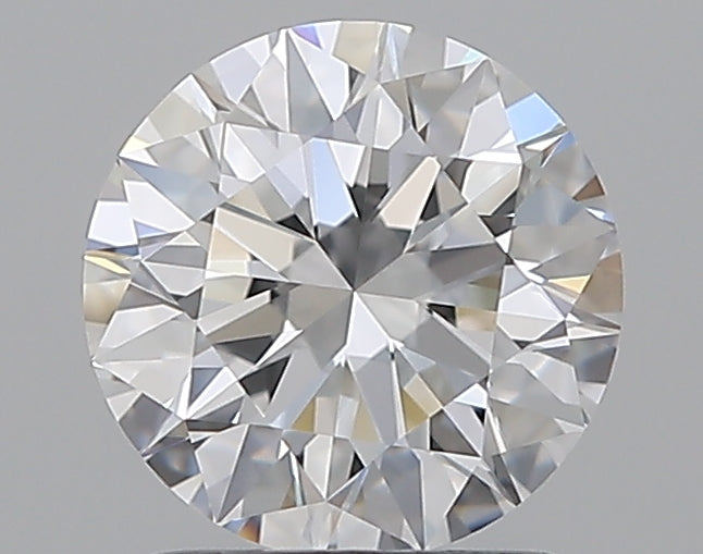 1.35 Carat Round Natural Diamond with  Cut Diamond in 14KT  view 1
