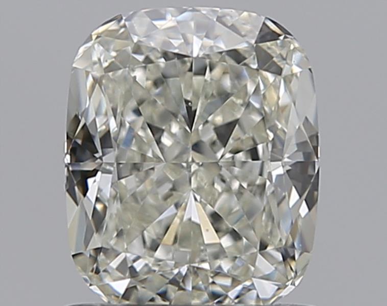 1.0 Carat Cushion Natural Diamond with  Cut Diamond in 14KT  view 1
