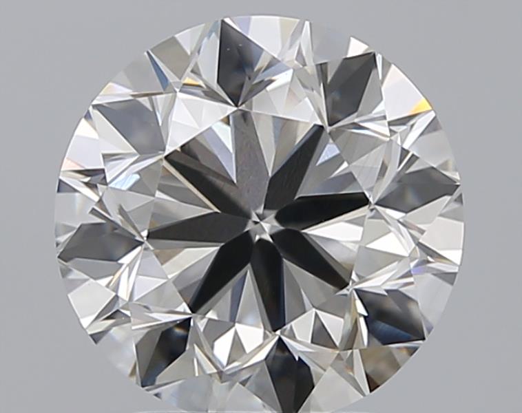 2.5 Carat Round Natural Diamond with  Cut Diamond in 14KT  view 1
