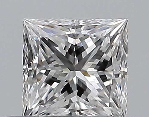 0.31 Carat Princess Natural Diamond with  Cut Diamond in 14KT  view 1
