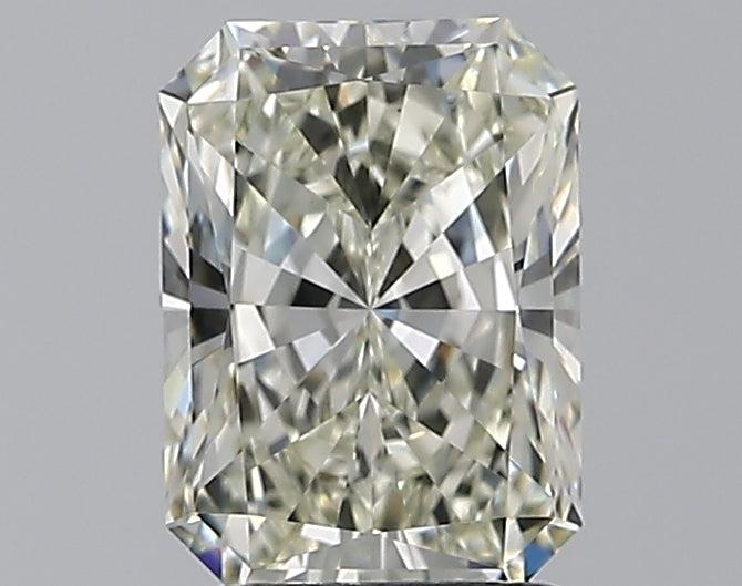 2.01 Carat Radiant Natural Diamond with  Cut Diamond in 14KT  view 1
