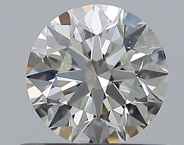 0.6 Carat Round Natural Diamond with  Cut Diamond in 14KT  view 1
