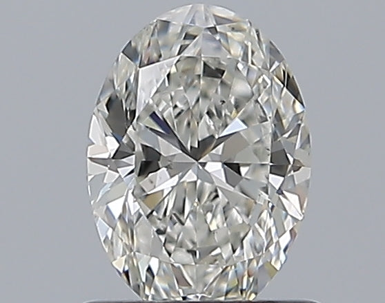 0.75 Carat Oval Natural Diamond with  Cut Diamond in 14KT  view 1
