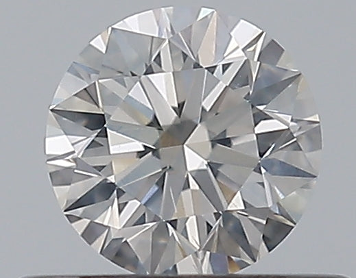 0.35 Carat Round Natural Diamond with  Cut Diamond in 14KT  view 1
