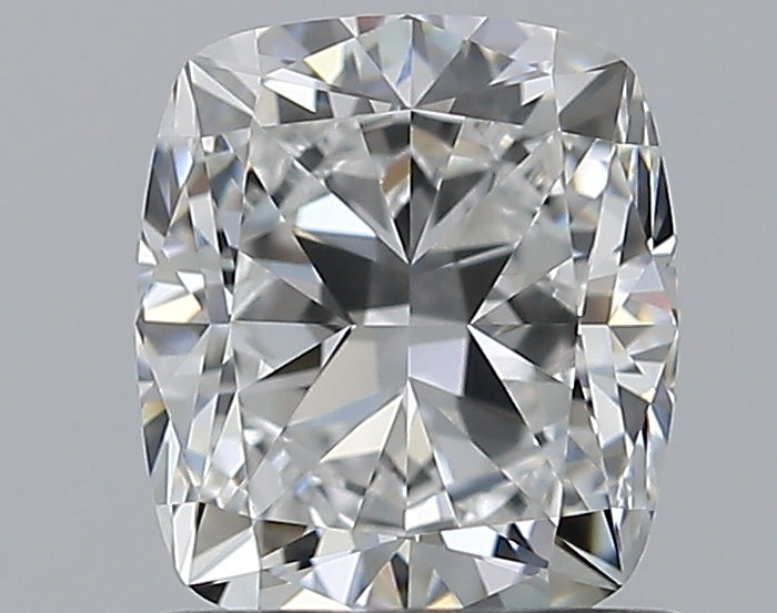 1.01 Carat Cushion Natural Diamond with  Cut Diamond in 14KT  view 1
