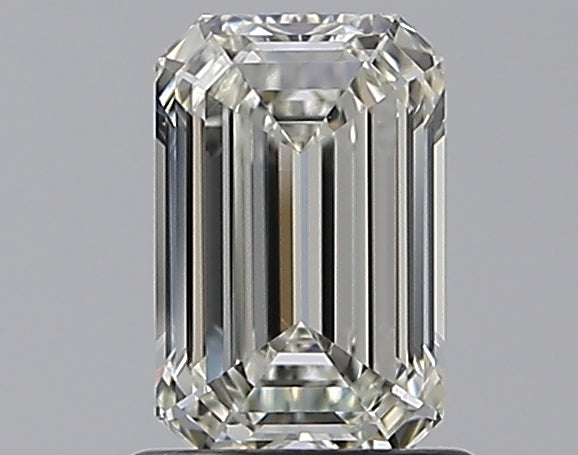 1.02 Carat Emerald Natural Diamond with  Cut Diamond in 14KT  view 1
