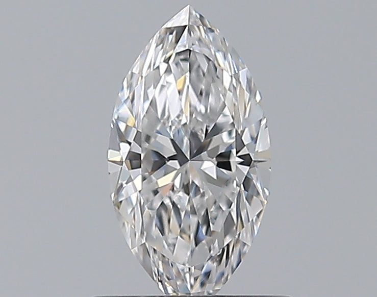 0.6 Carat Marquise Natural Diamond with  Cut Diamond in 14KT  view 1
