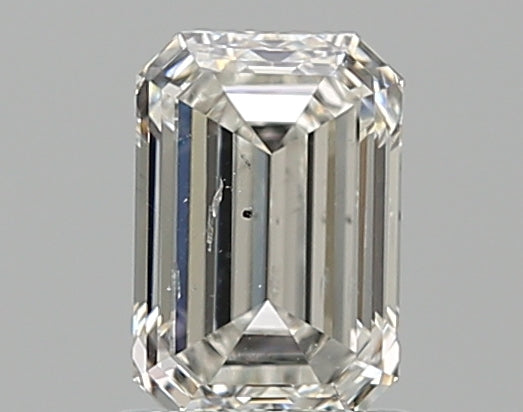 1.0 Carat Emerald Natural Diamond with  Cut Diamond in 14KT  view 1
