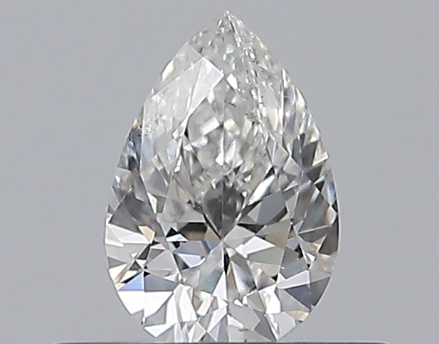 0.31 Carat Pear Natural Diamond with  Cut Diamond in 14KT  view 1
