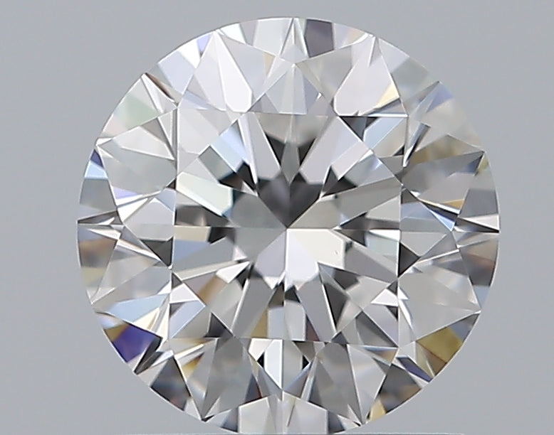 1.29 Carat Round Natural Diamond with  Cut Diamond in 14KT  view 1
